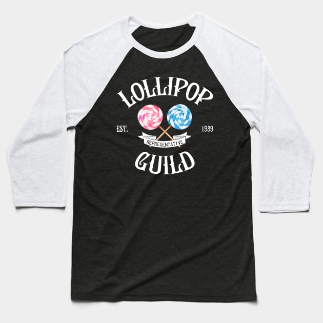 Lollipop Guild Representative Baseball T-Shirt by Morgan Jane Designs